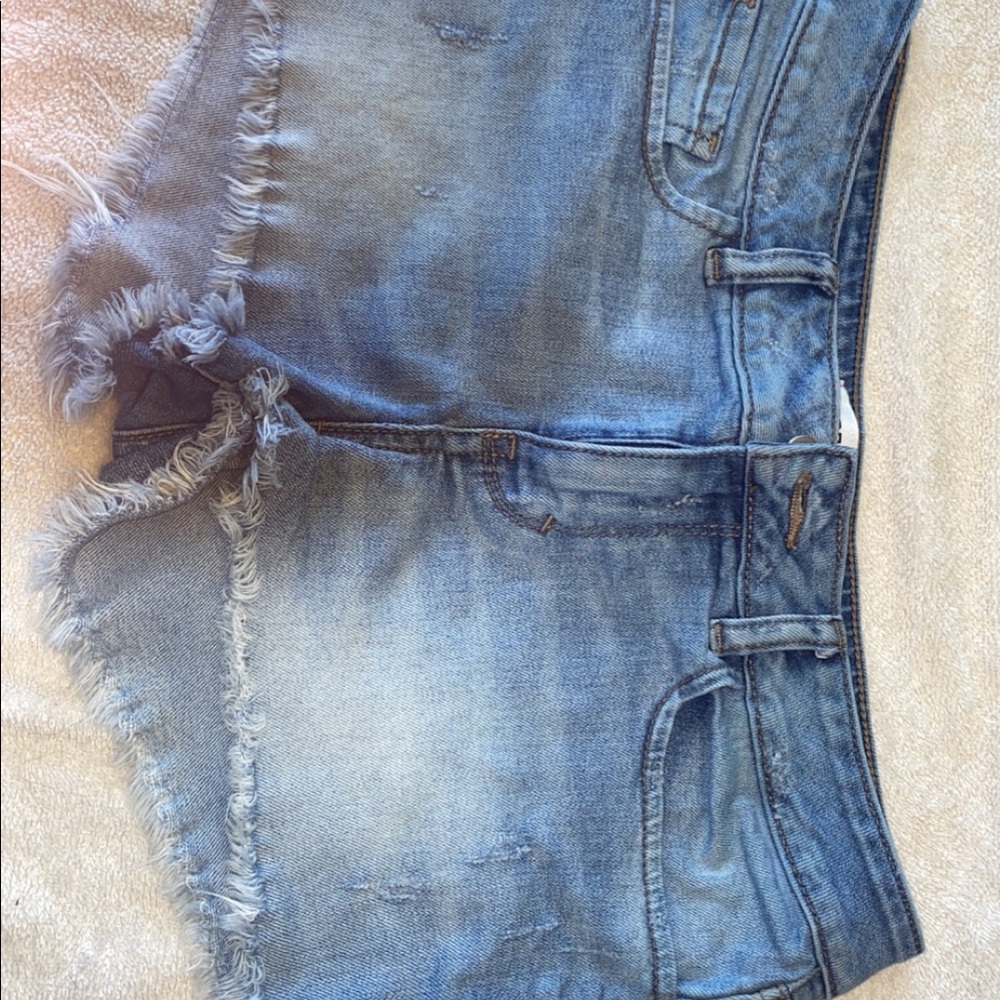 BNWOT VS Pink jean shorts. Size 6
